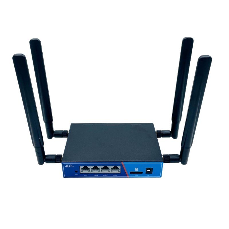 Unlocked Openwrt Industrial Cat6 3G 4G Wifi Gsm Lte Cpe Modem Router With Sim Card Slot